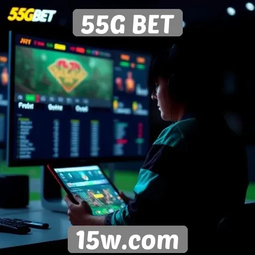 Experiência do usuário no site 55G BET